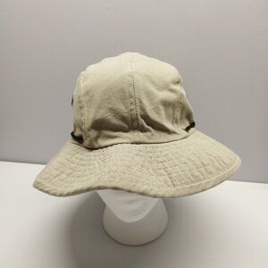 Panama Jack Safari Hat Large Khaki Tan Sun Hat Made USA Adjustable
